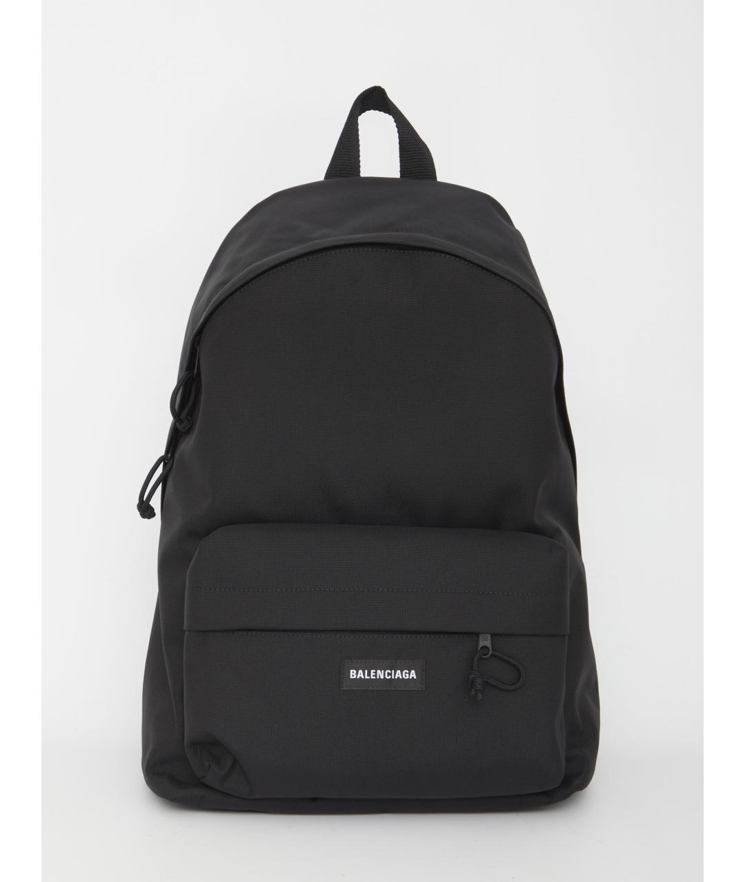 BALENCIAGA Черный синтетический рюкзак, фото 5