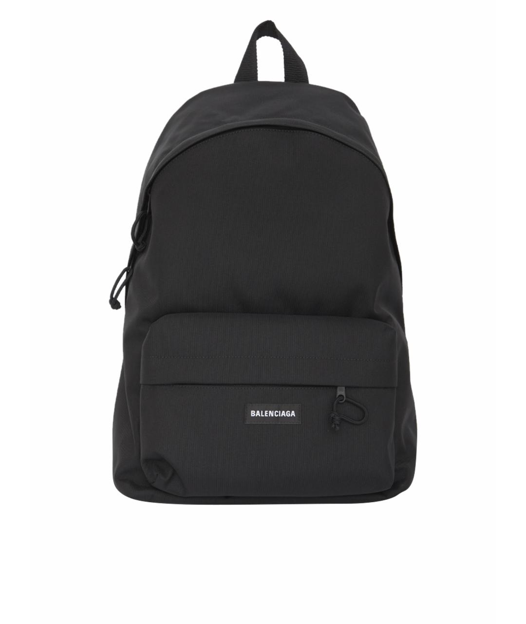 BALENCIAGA Черный синтетический рюкзак, фото 1