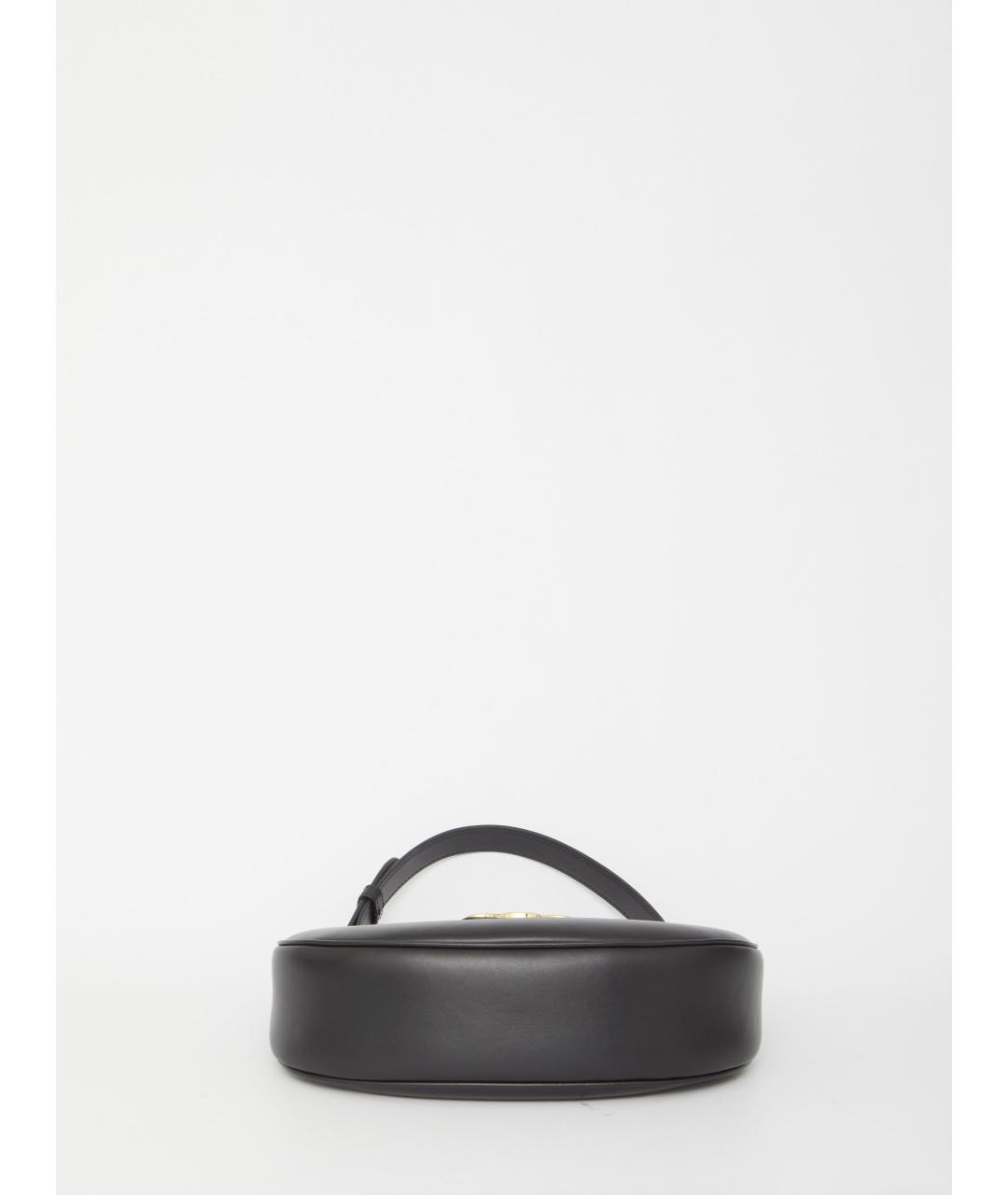 CELINE Черная кожаная сумка через плечо, фото 4