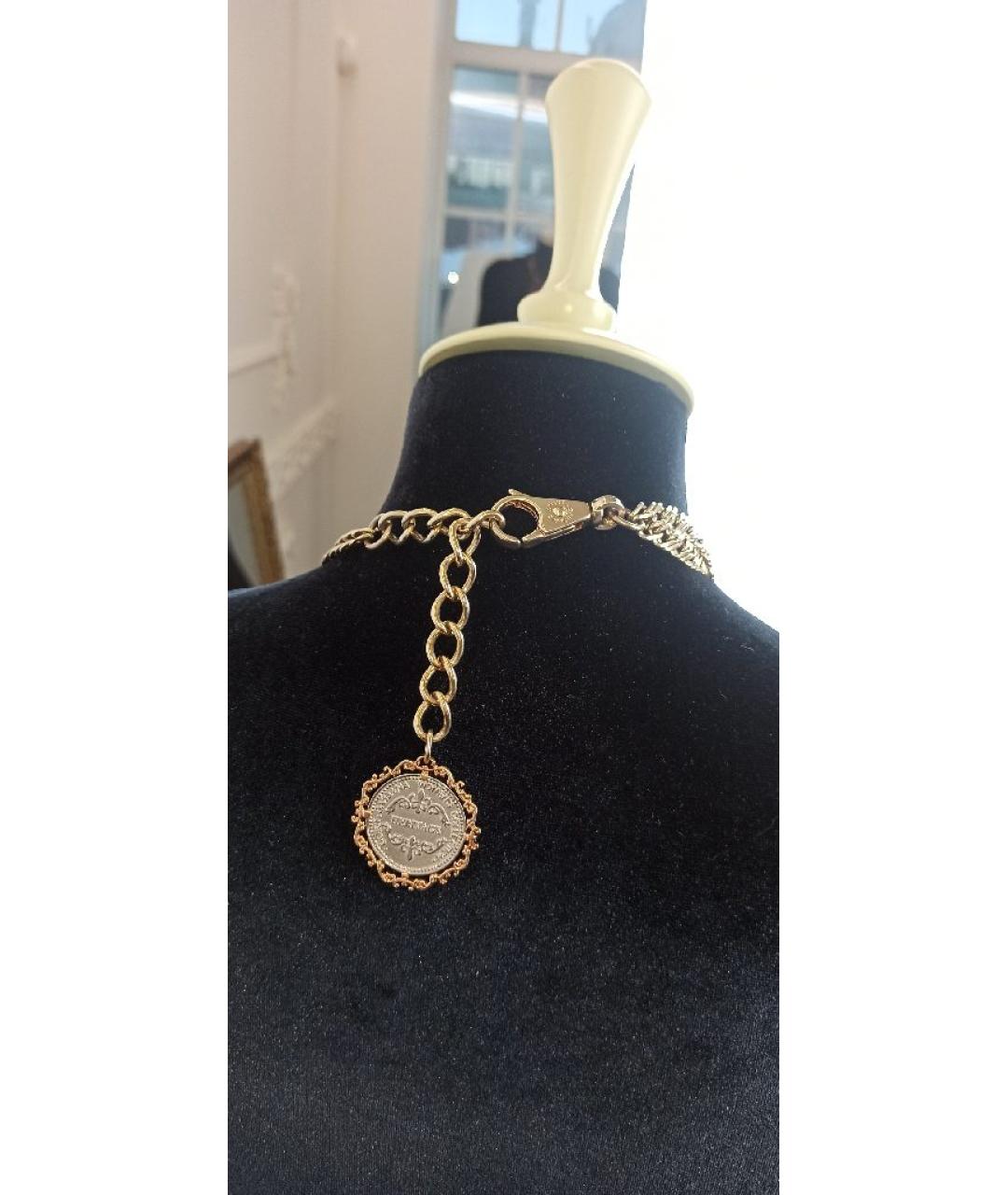 DOLCE&GABBANA Золотое колье, фото 7