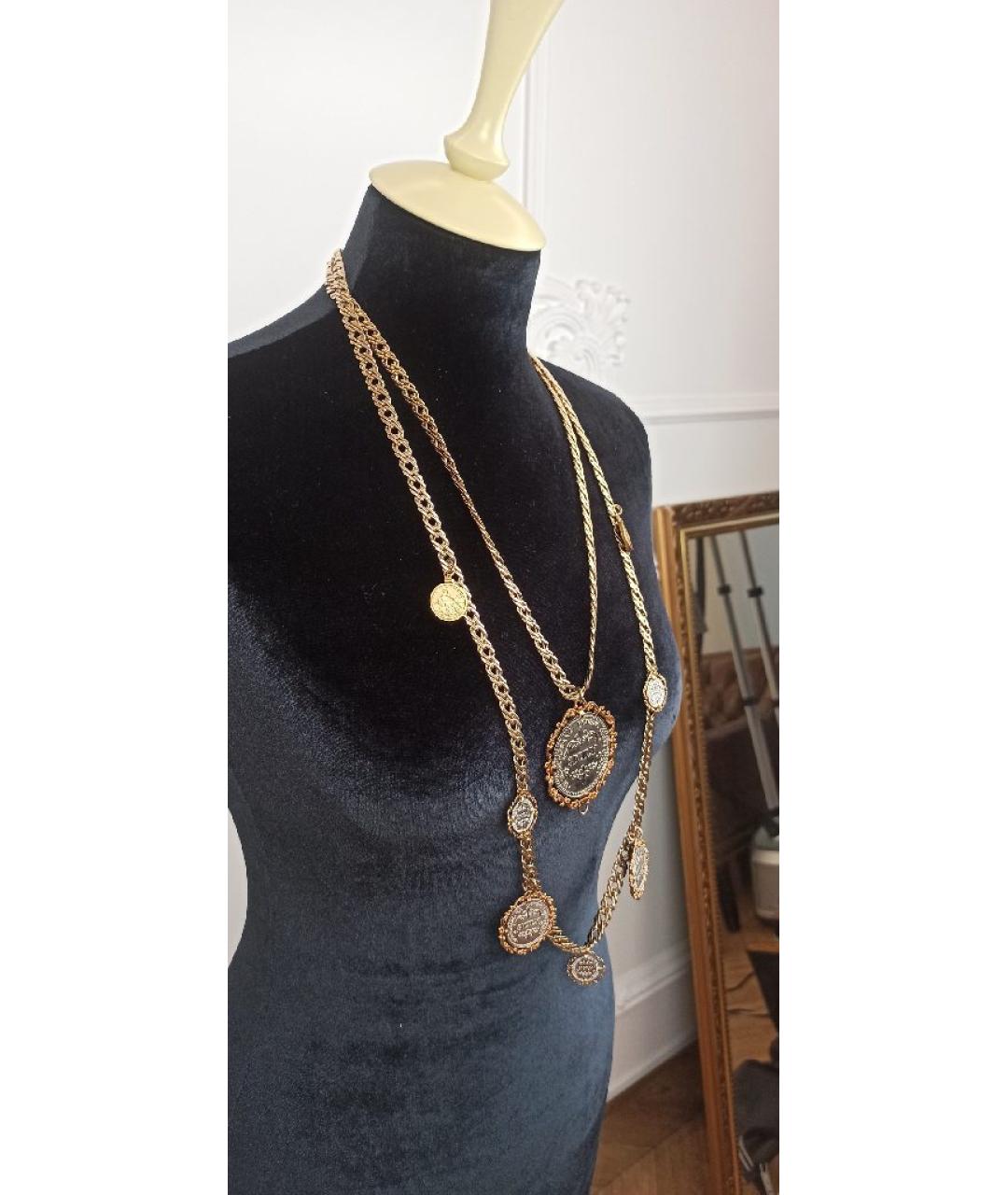 DOLCE&GABBANA Золотое колье, фото 6