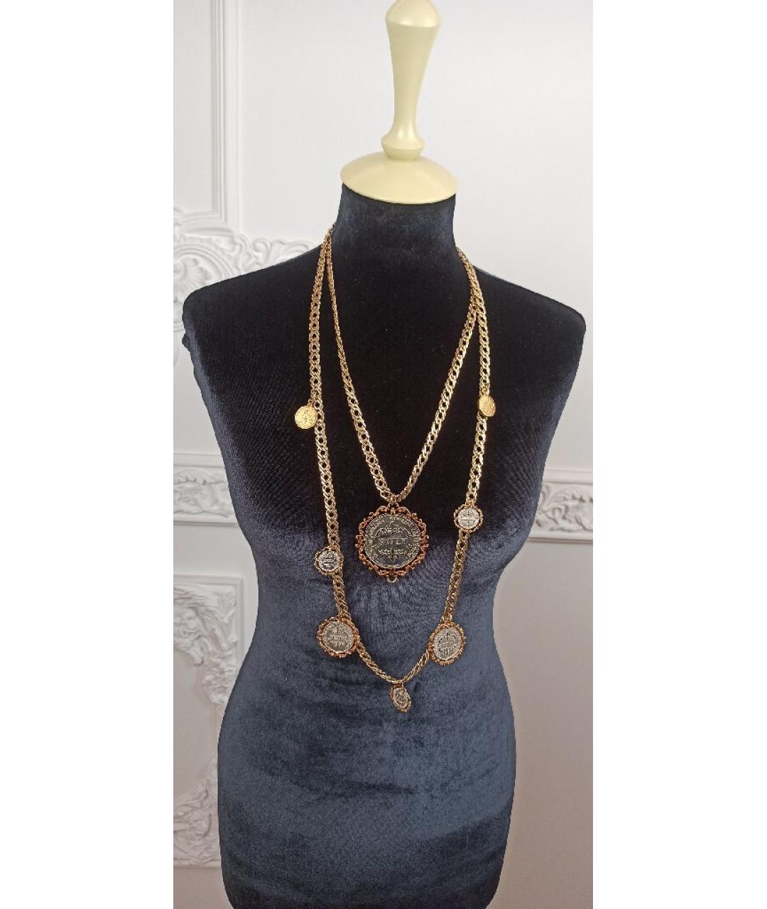 DOLCE&GABBANA Золотое колье, фото 5