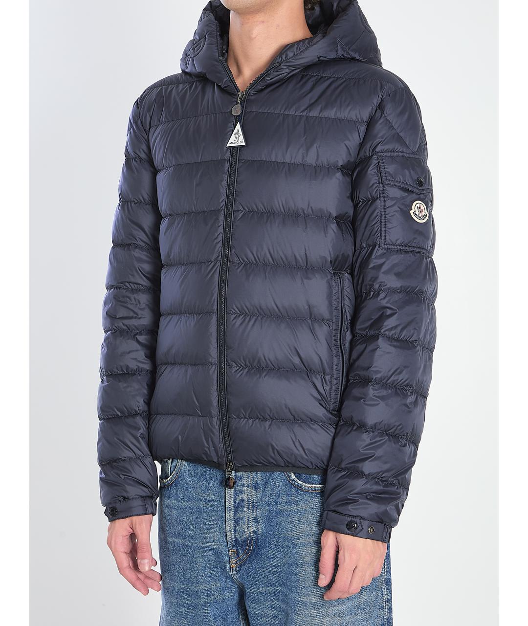 MONCLER Синяя полиамидовая куртка, фото 2