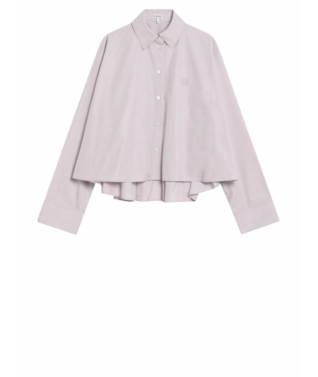LOEWE Розовая хлопковая рубашка, фото 1