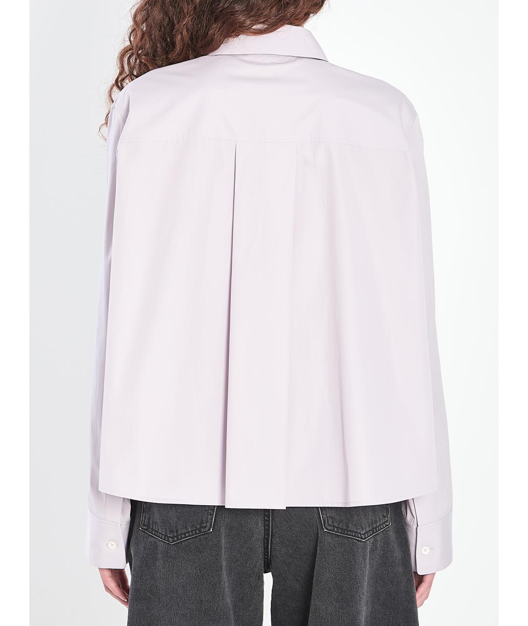 LOEWE Розовая хлопковая рубашка, фото 5