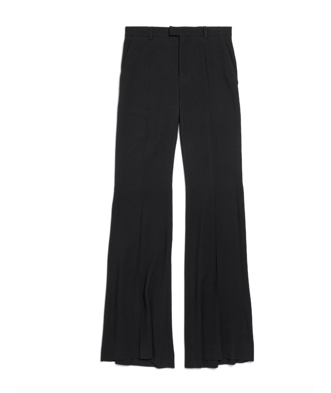 BALENCIAGA Черные вискозные брюки узкие, фото 6