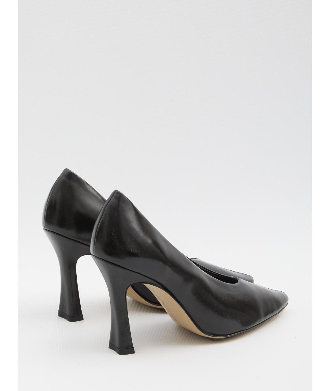 BOTTEGA VENETA Черные кожаные туфли, фото 3