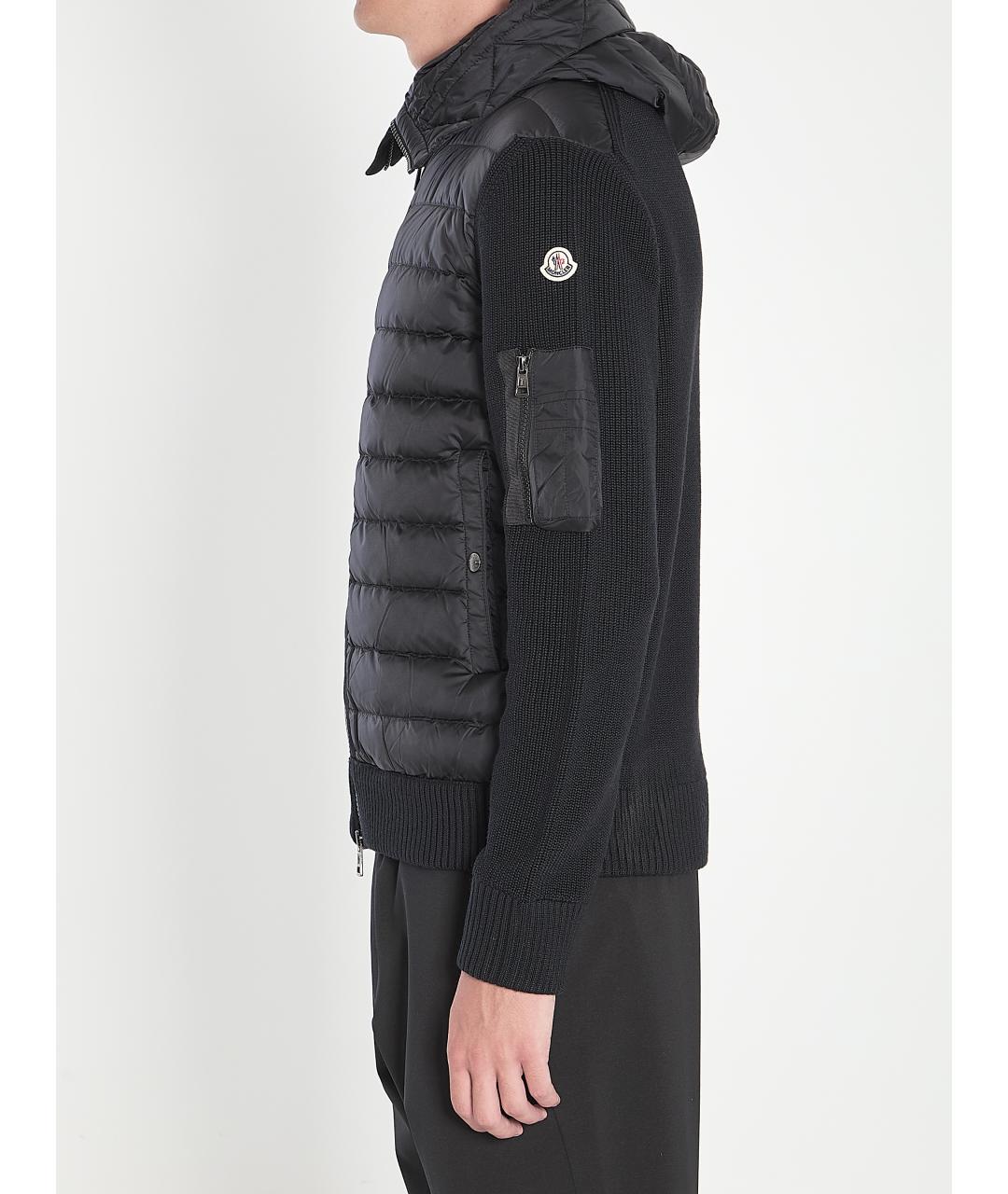 MONCLER Черная куртка, фото 4