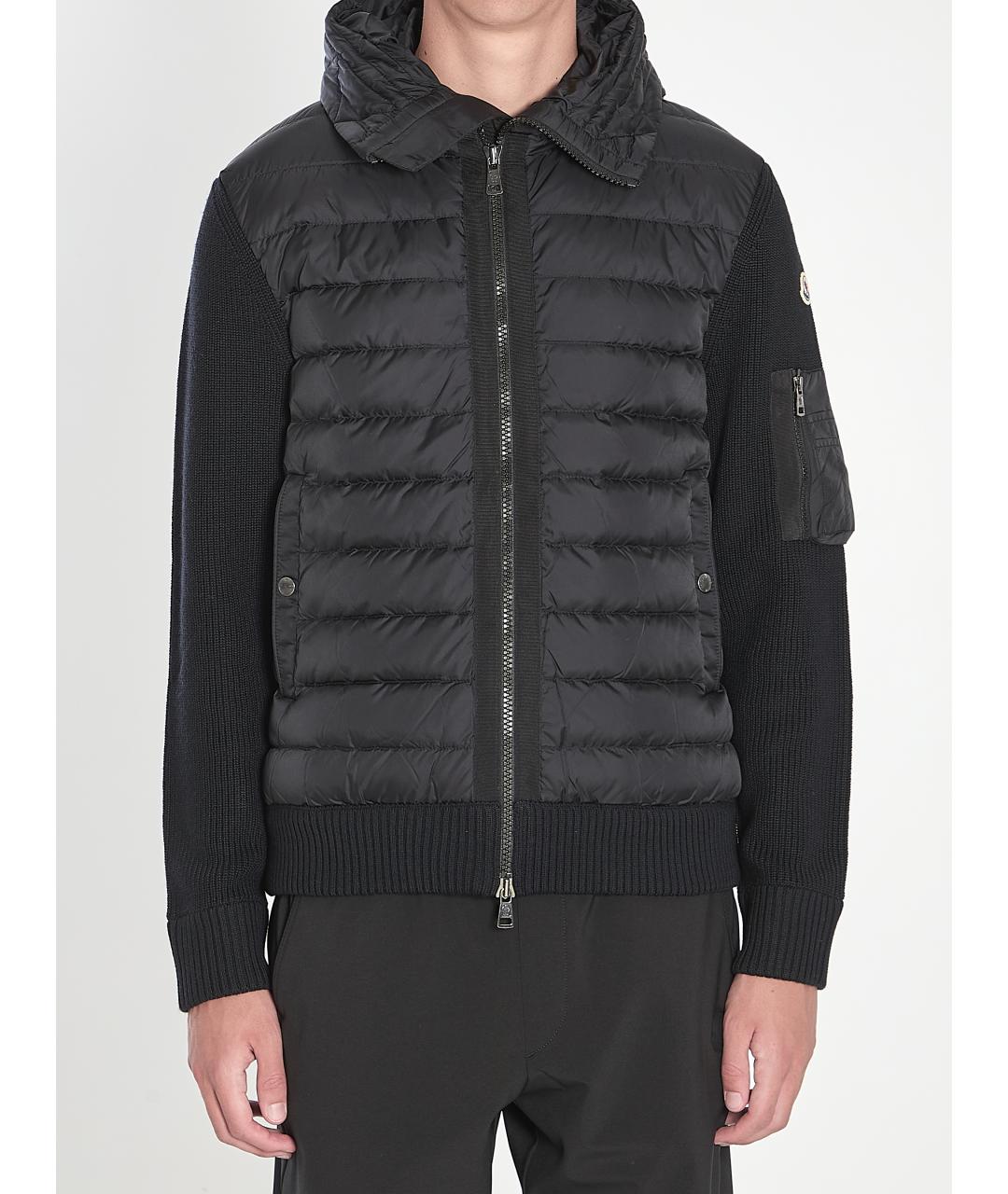 MONCLER Черная куртка, фото 2