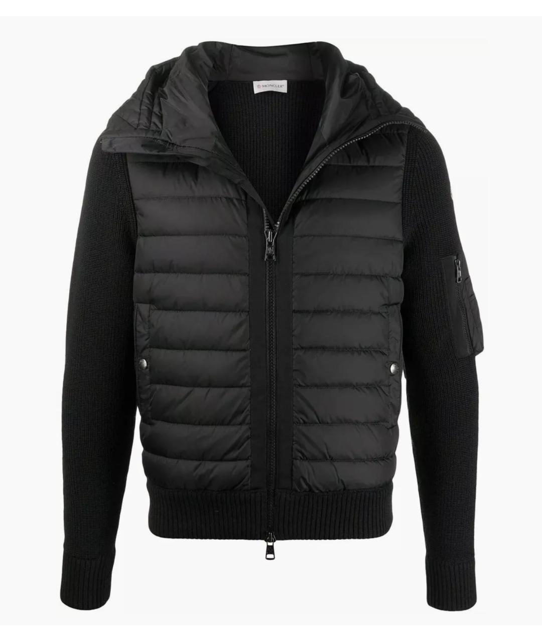 MONCLER Черная куртка, фото 1