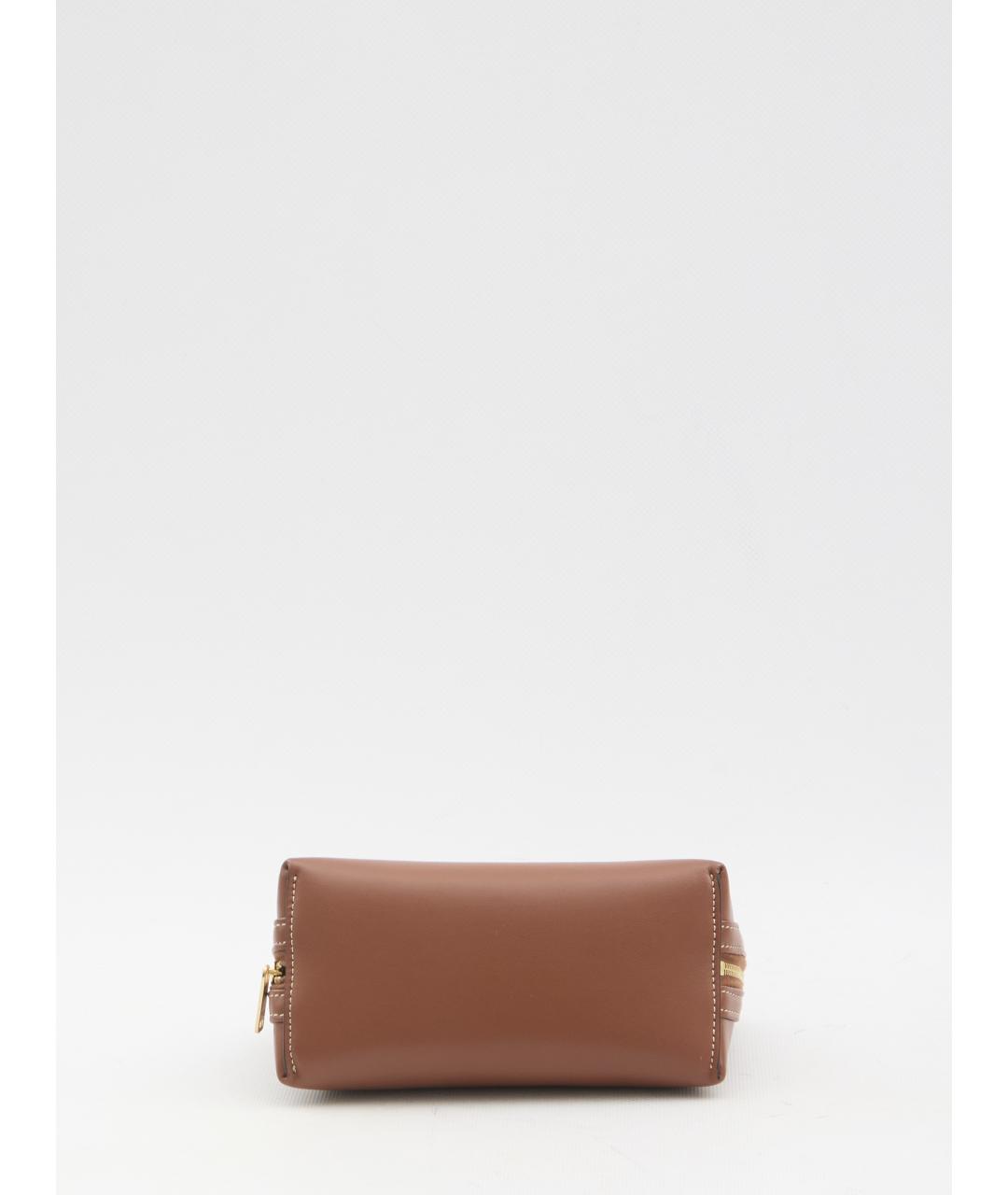 CELINE Бежевая кожаная сумка через плечо, фото 3