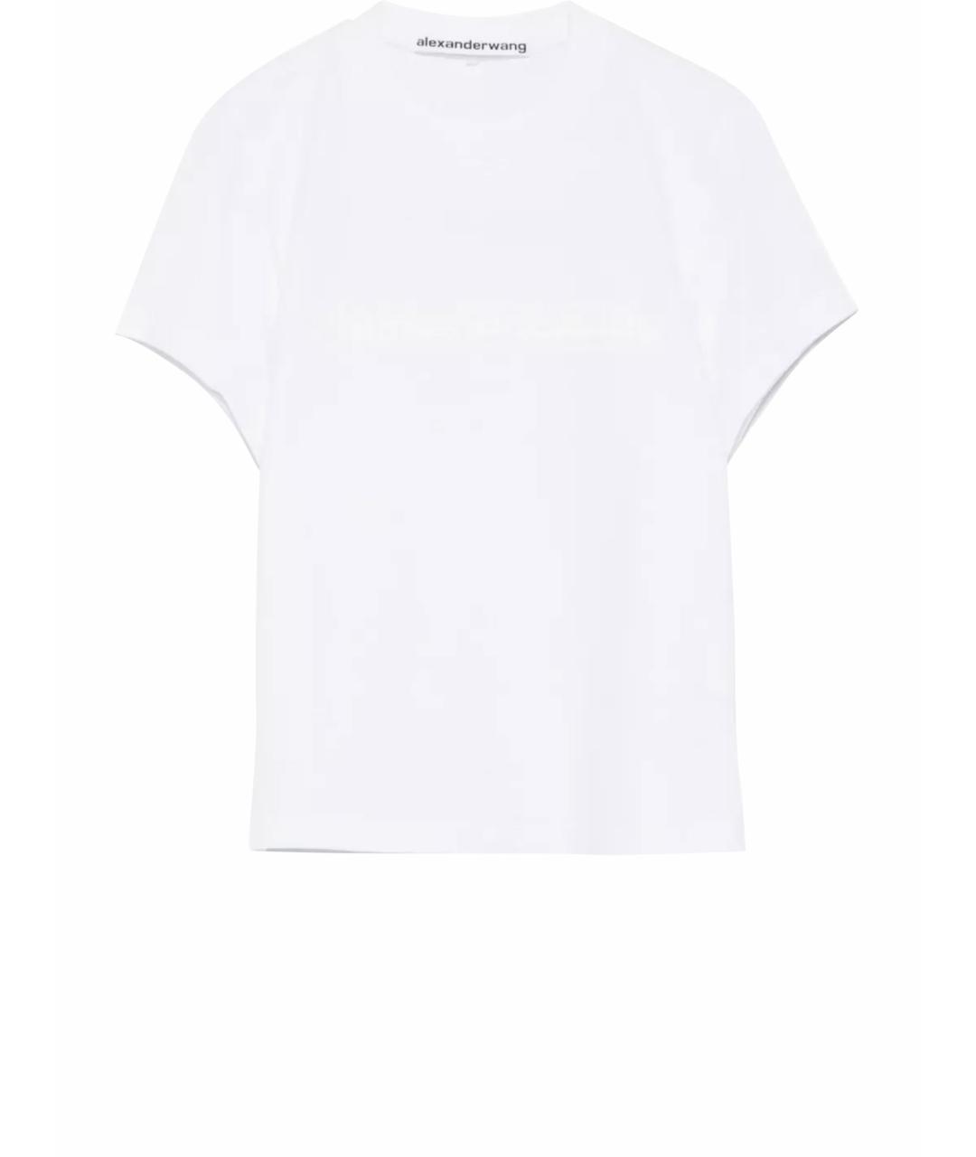 ALEXANDER WANG Белая хлопковая футболка, фото 1