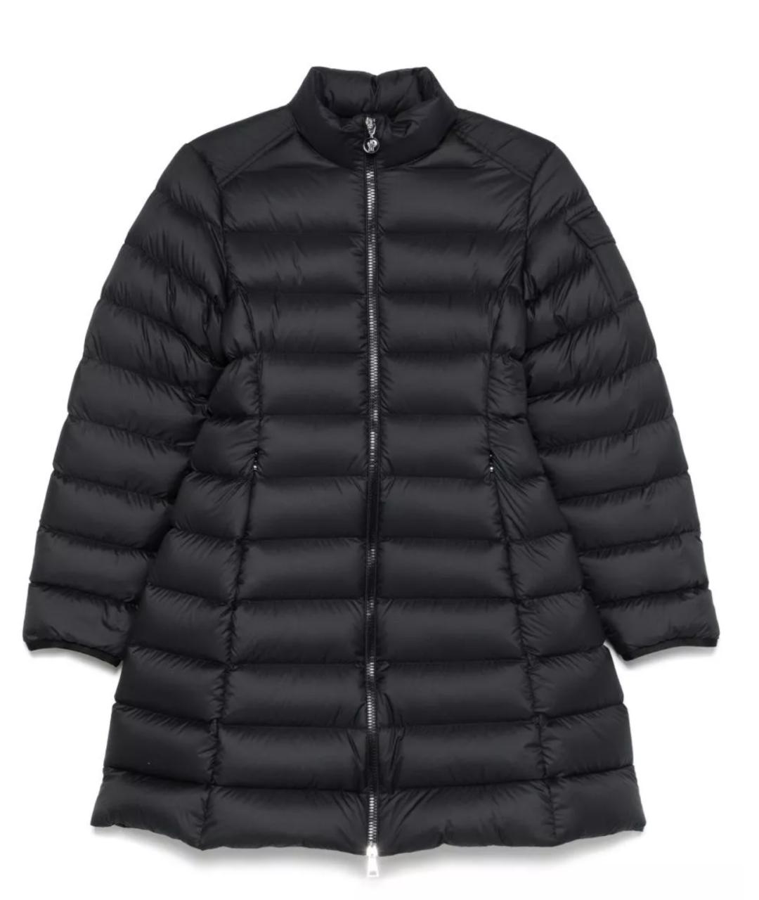 MONCLER Черная полиэстеровая куртка, фото 1
