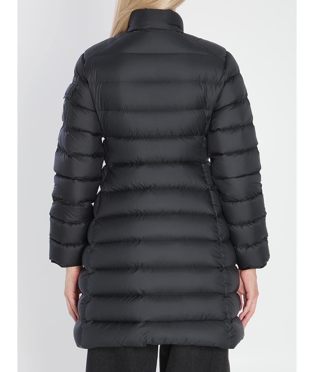 MONCLER Черная полиэстеровая куртка, фото 5