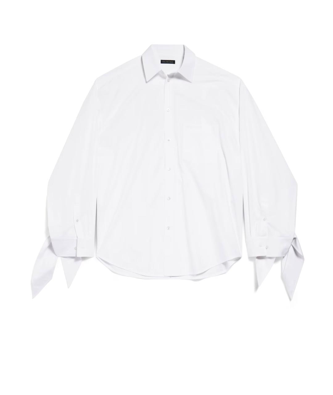 BALENCIAGA Белая хлопковая рубашка, фото 1