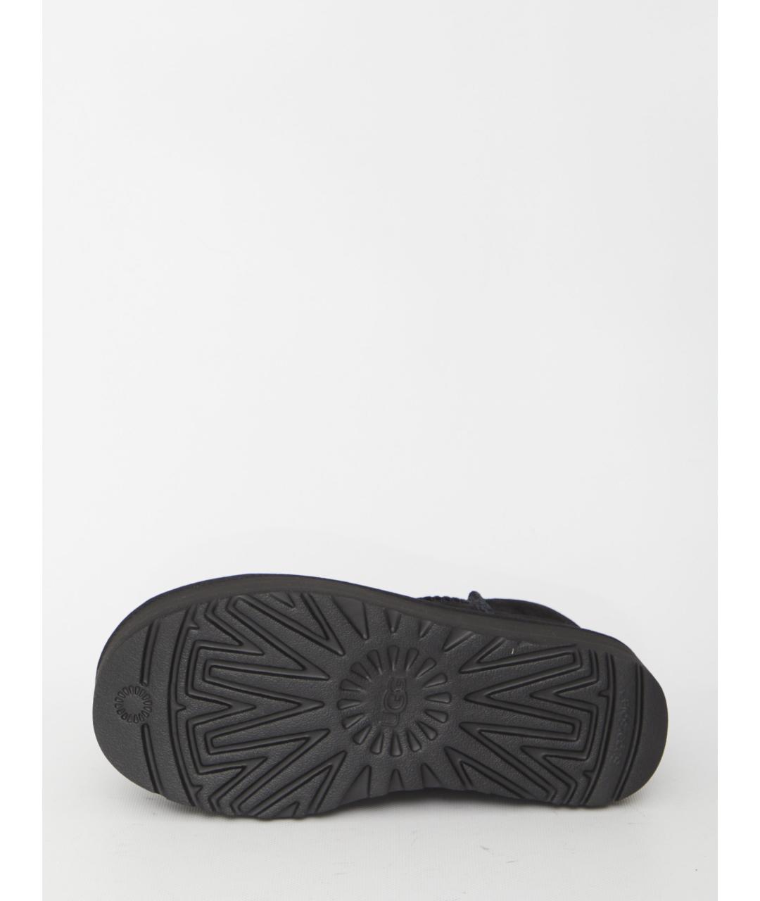 UGG AUSTRALIA Черные замшевые ботинки, фото 4