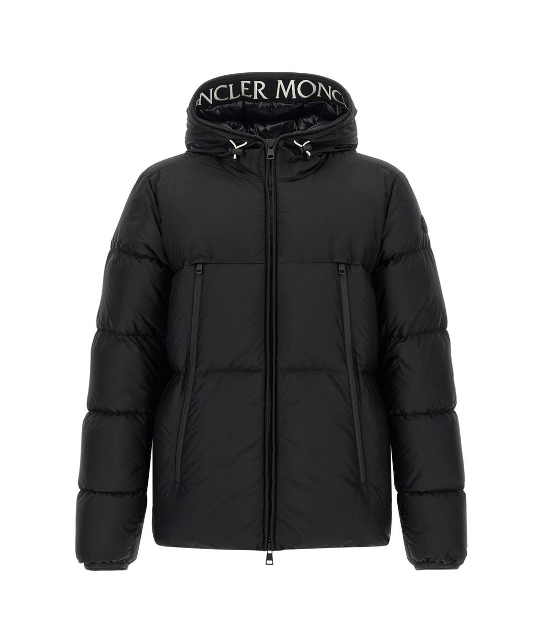 MONCLER Черная полиамидовая куртка, фото 1