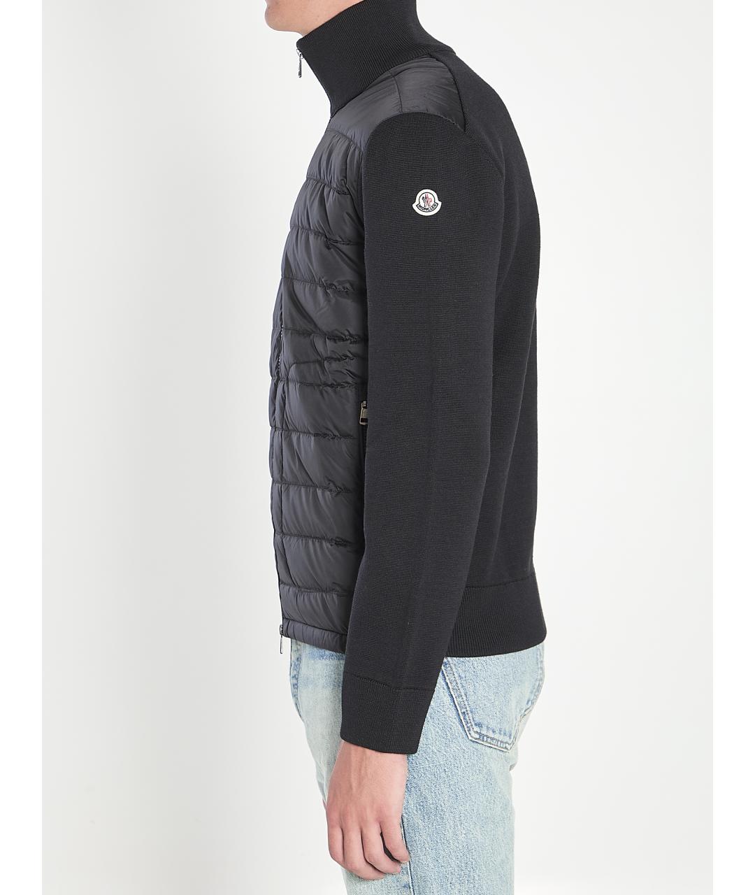 MONCLER Черный кардиган, фото 4