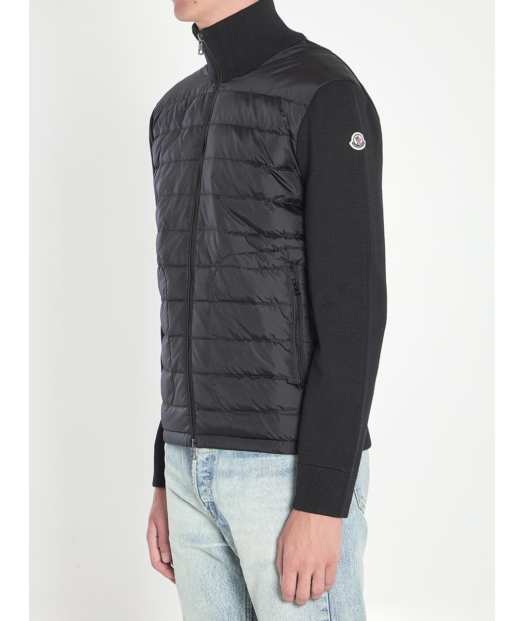 MONCLER Черный кардиган, фото 3