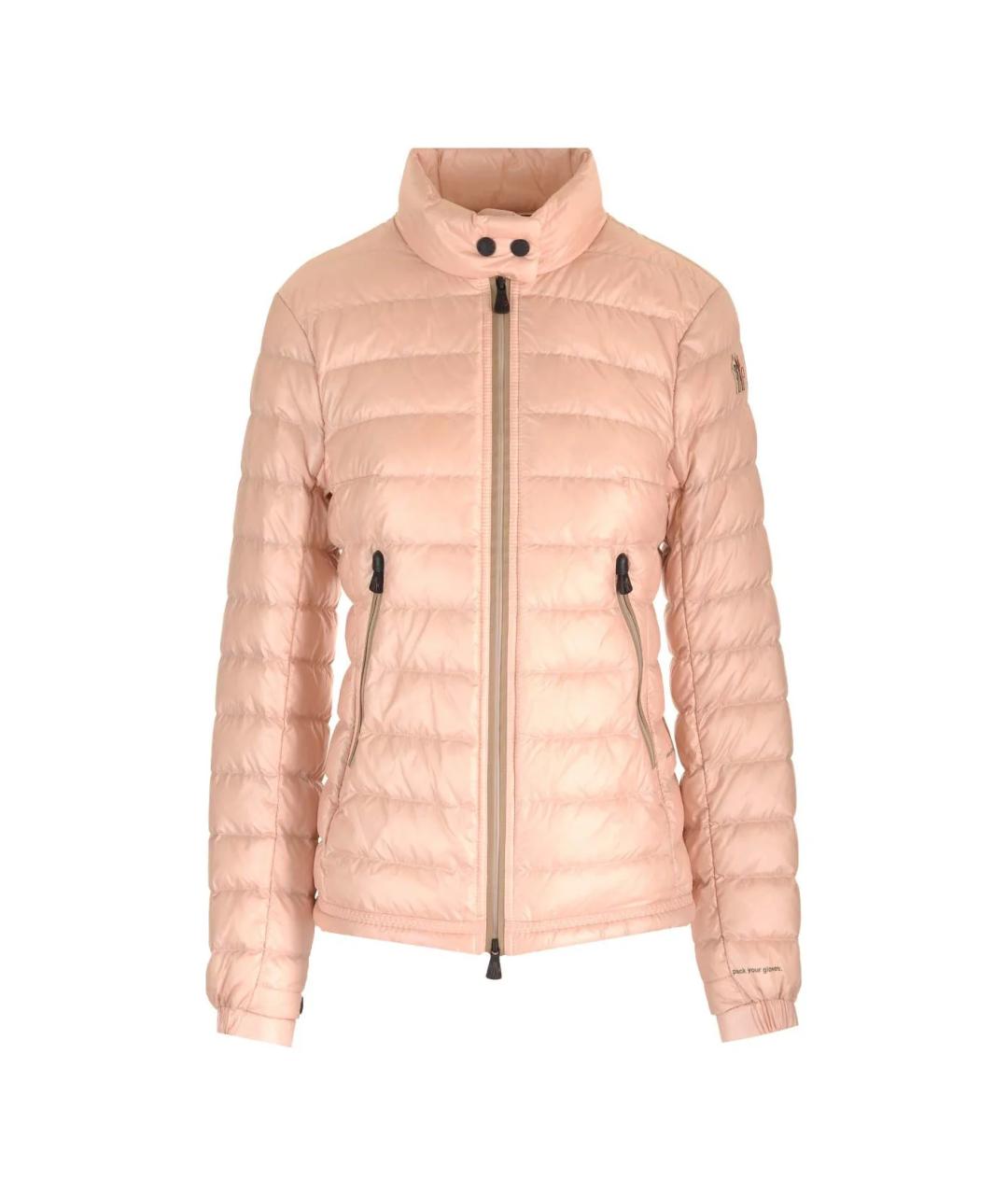 MONCLER GRENOBLE Розовая полиамидовая куртка, фото 1
