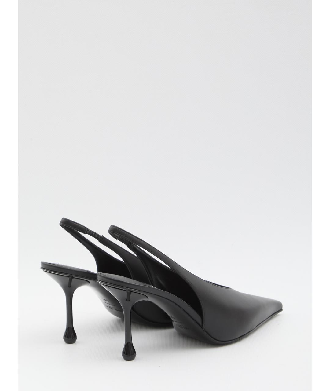 JIMMY CHOO Черные кожаные туфли, фото 3