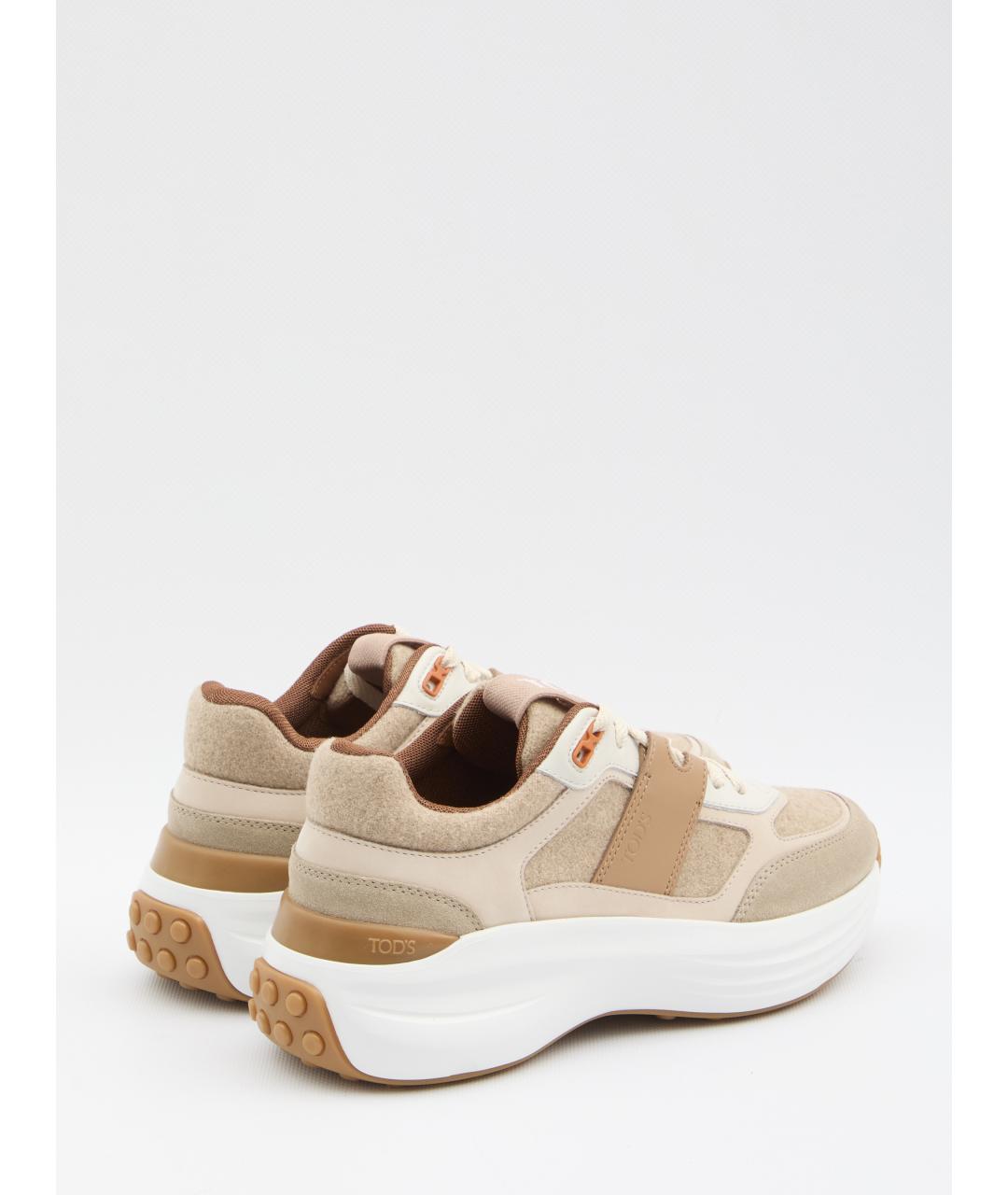TOD'S Коричневые кроссовки, фото 3
