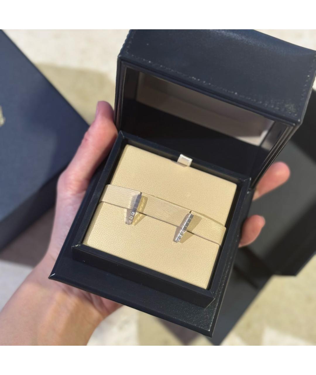 CHOPARD Серебряные серьги из белого золота, фото 3