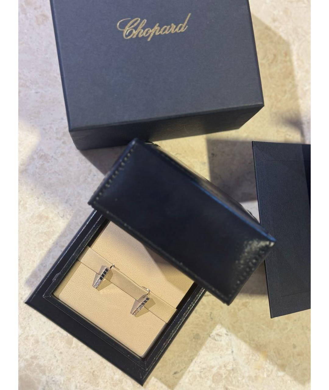 CHOPARD Серебряные серьги из белого золота, фото 6