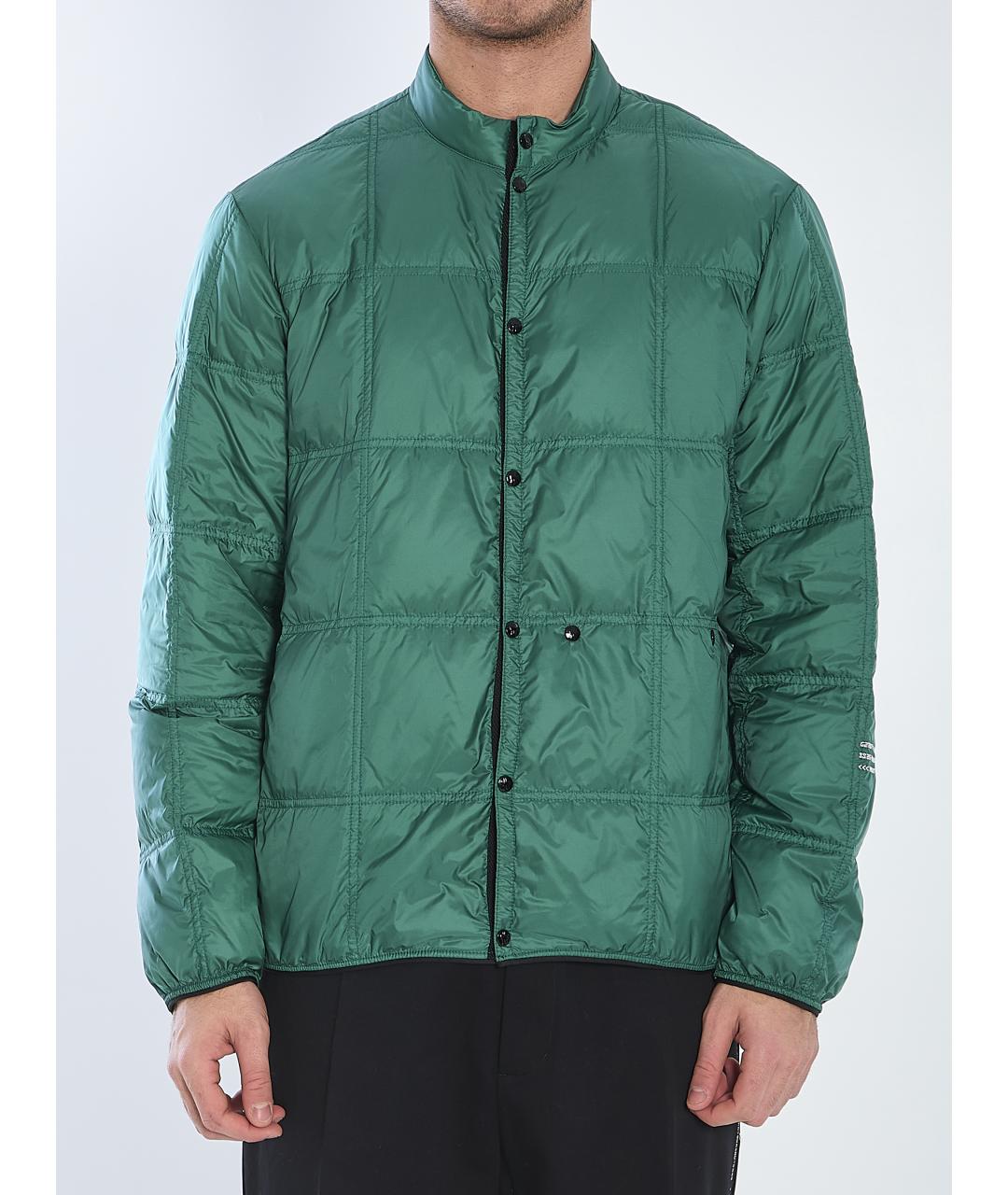 MONCLER Зеленая полиамидовая куртка, фото 2