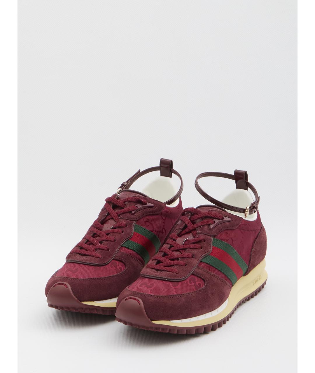 GUCCI Красные кроссовки, фото 2