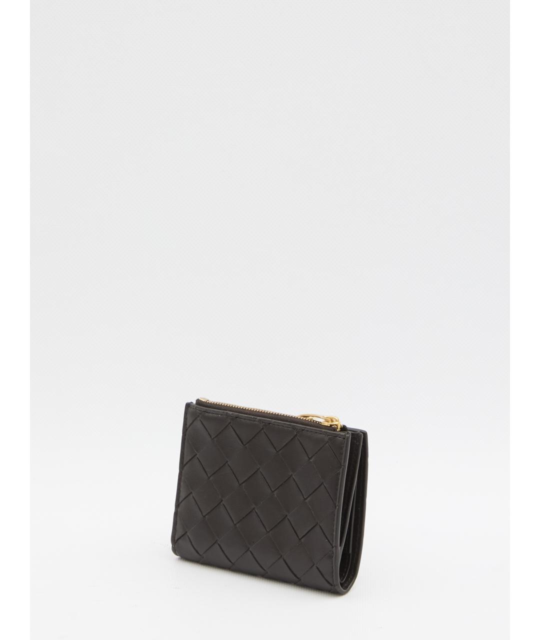 BOTTEGA VENETA Коричневый кожаный кошелек, фото 2