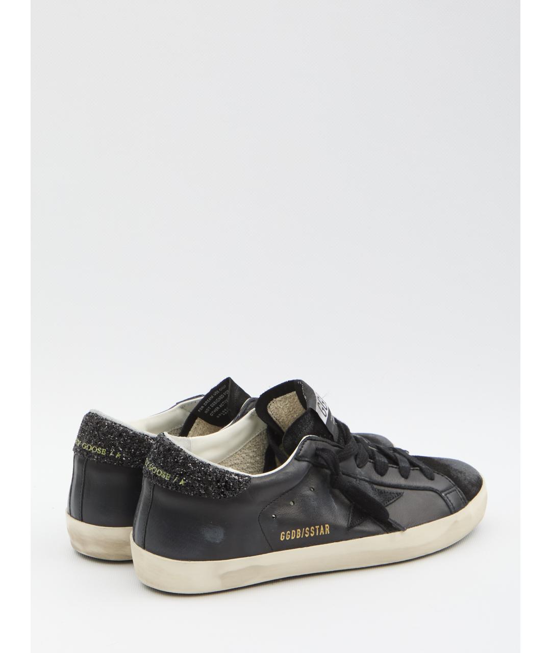 GOLDEN GOOSE Черные кожаные кеды, фото 3