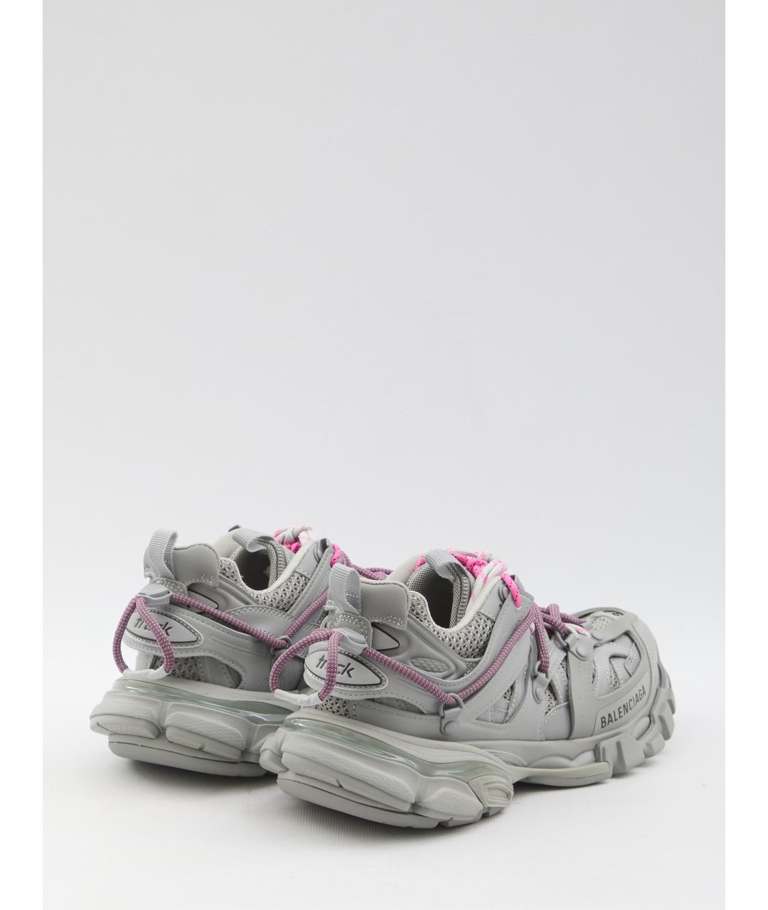 BALENCIAGA Серые синтетические кроссовки, фото 3