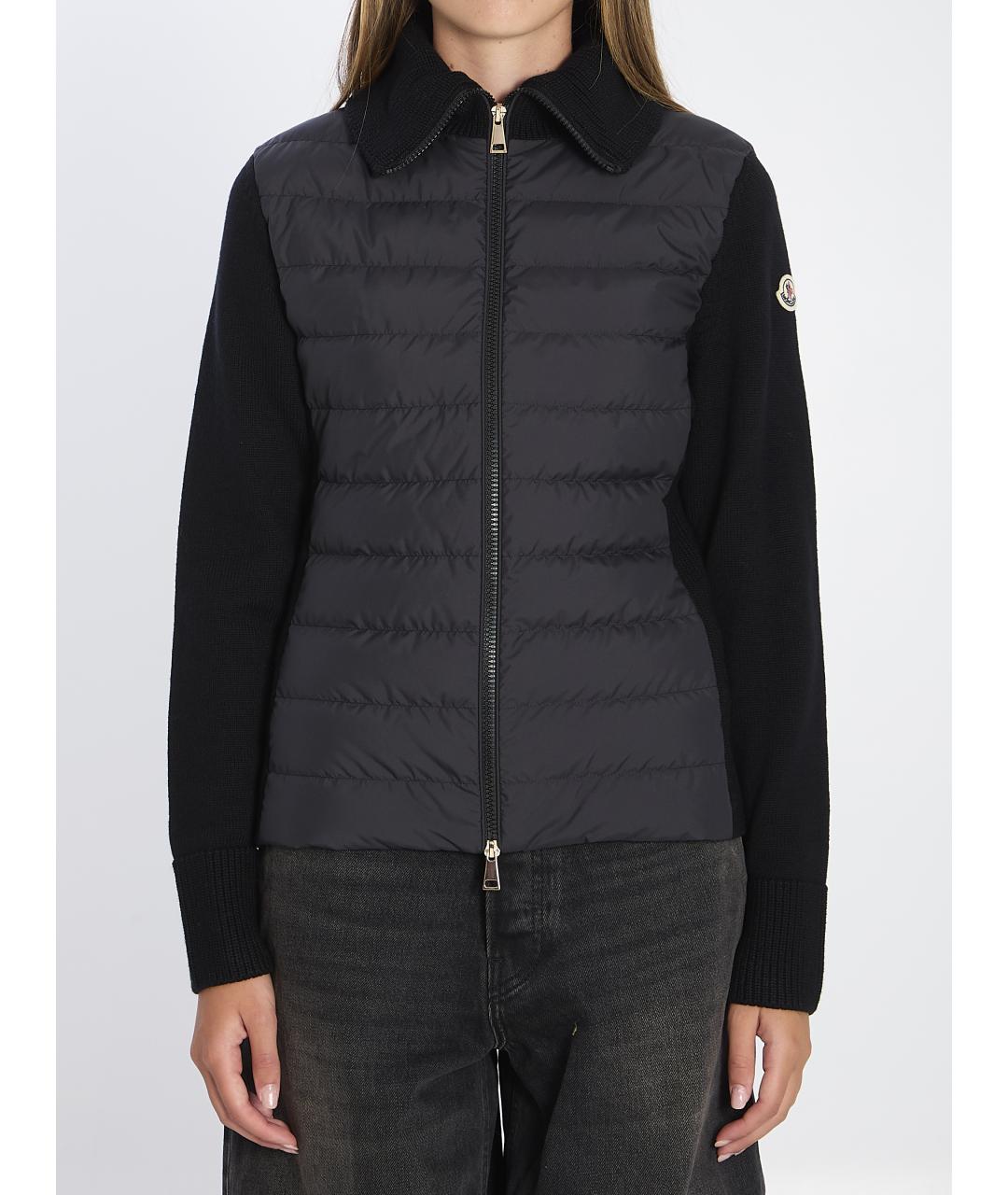 MONCLER Черный кардиган, фото 2