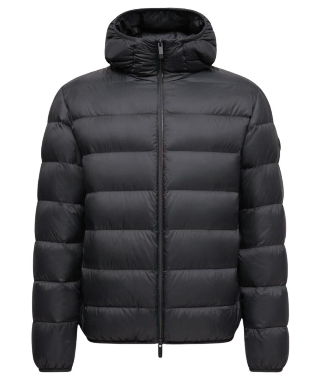 MONCLER Черная синтетическая куртка, фото 1
