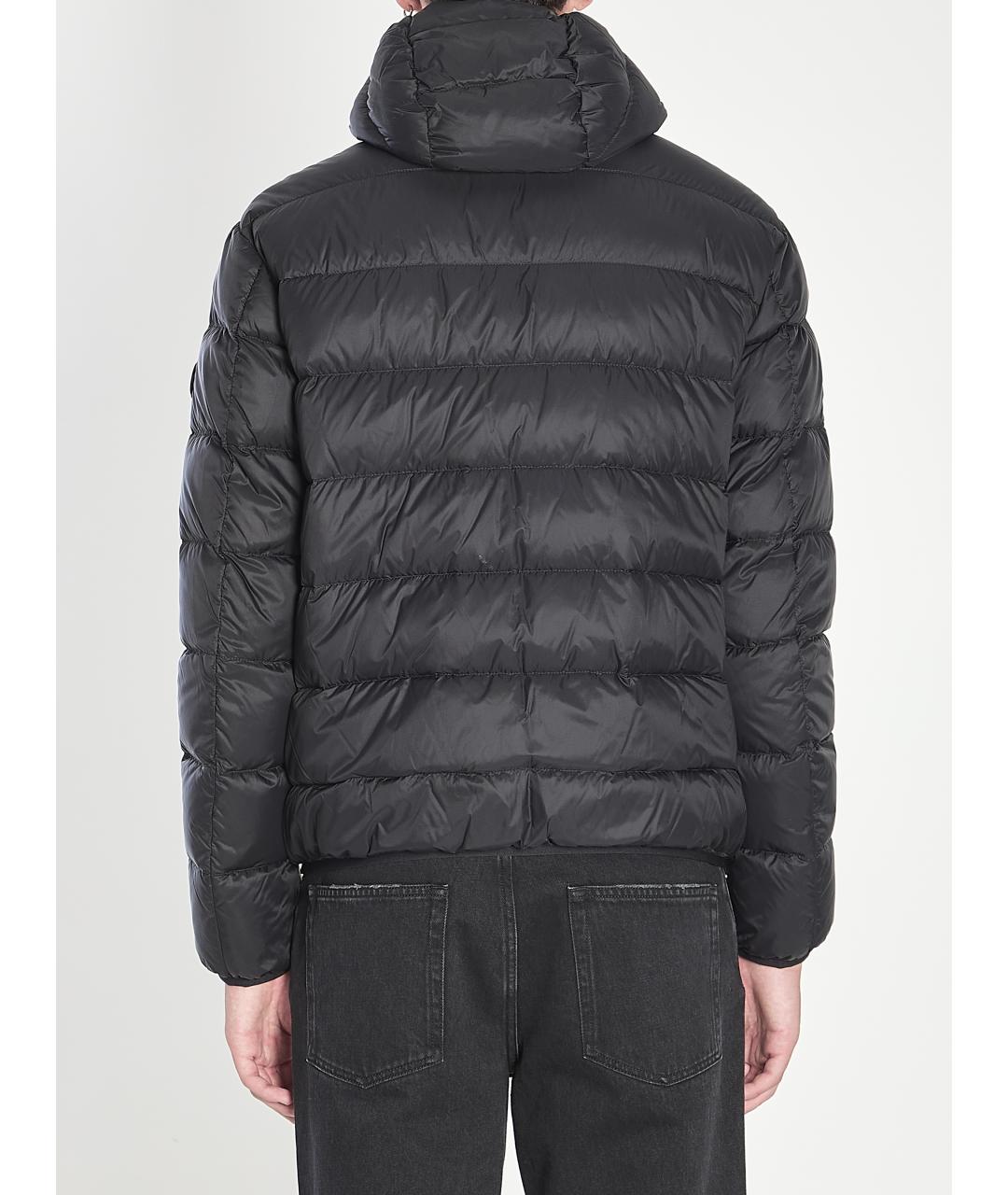 MONCLER Черная синтетическая куртка, фото 5