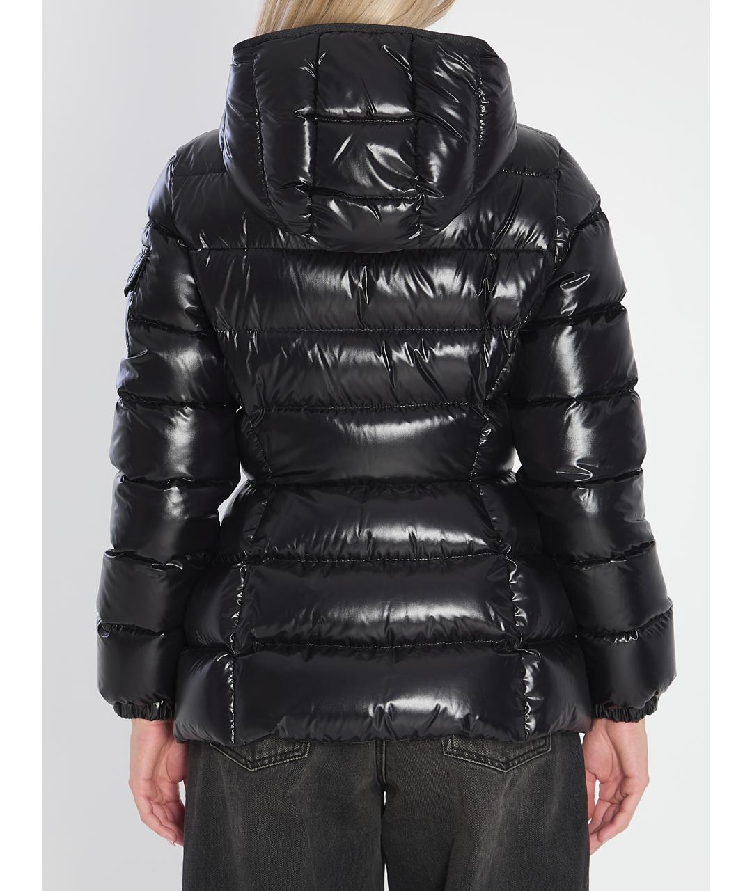 MONCLER Черная полиамидовая куртка, фото 5