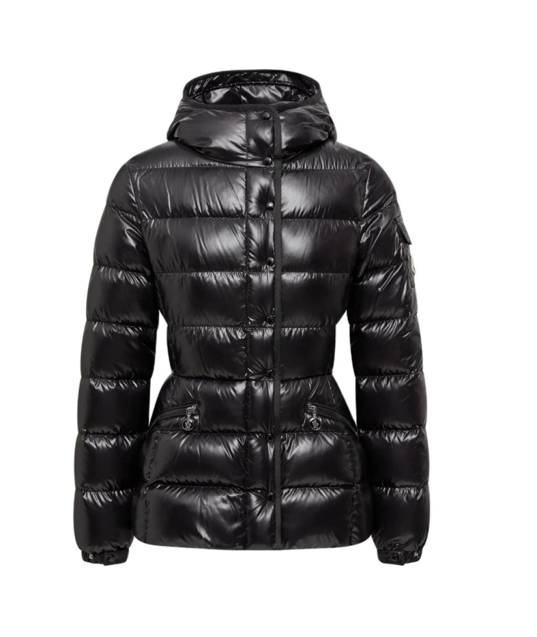 MONCLER Черная полиамидовая куртка, фото 1