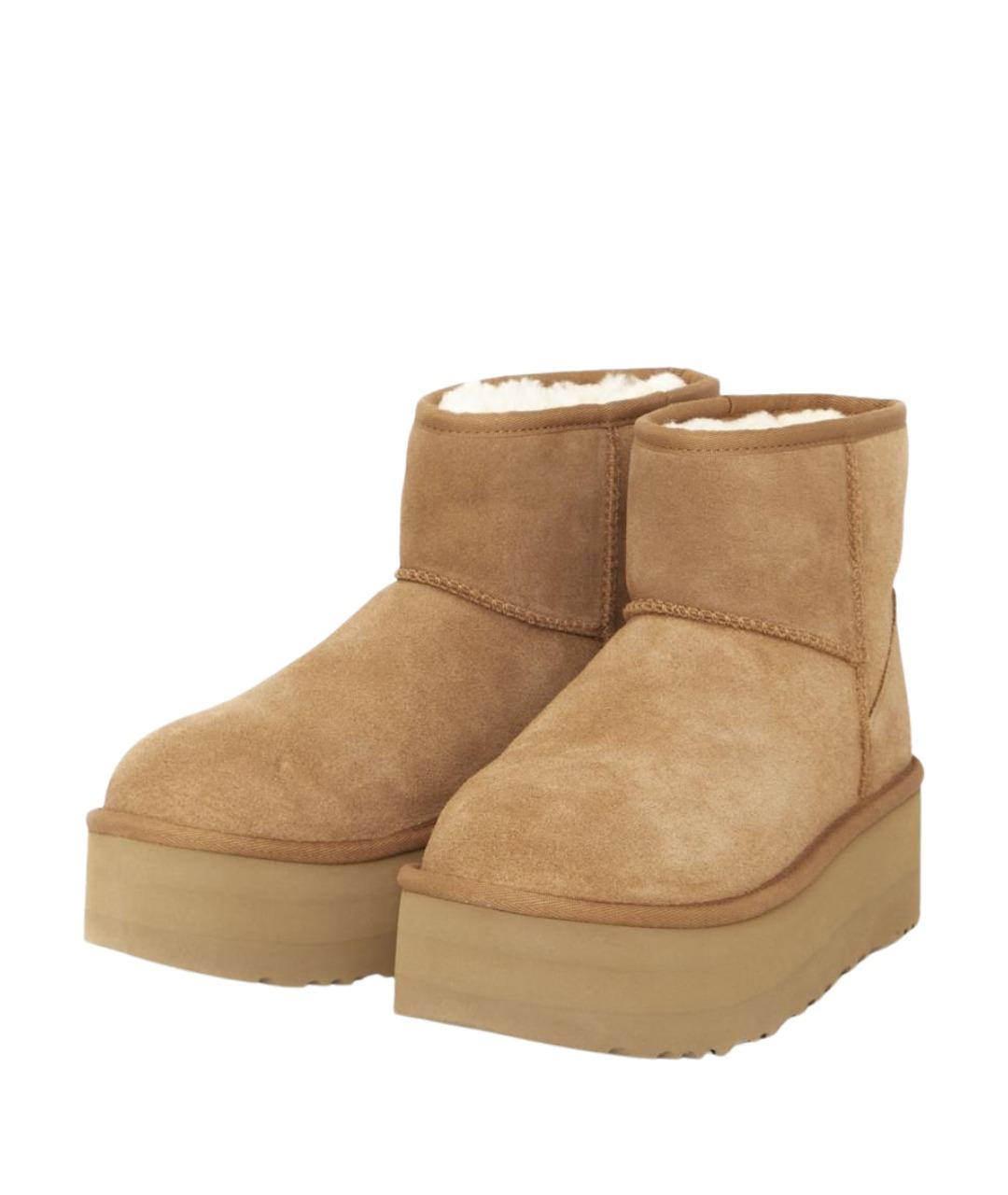 UGG Коричневые замшевые ботинки, фото 2