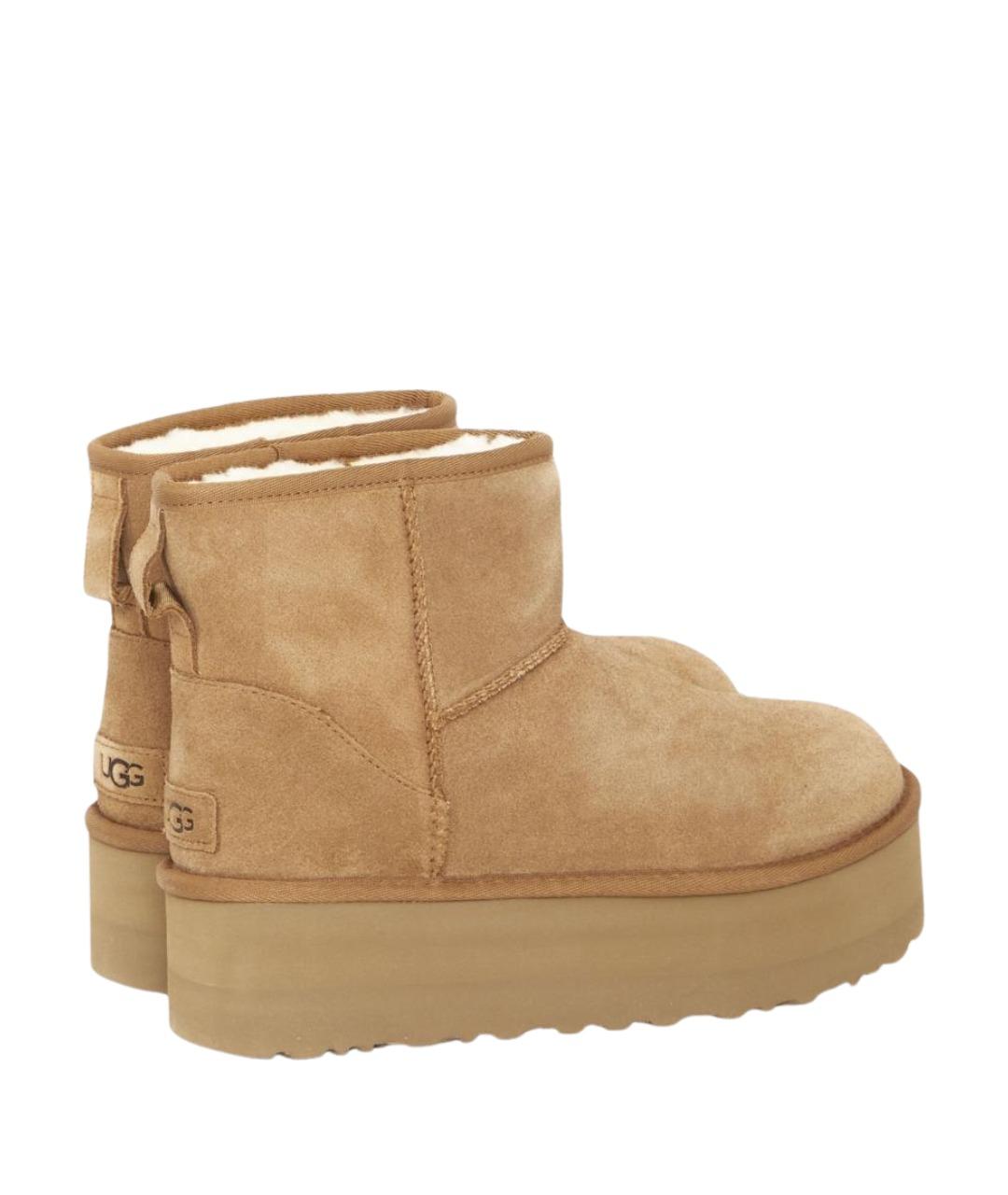 UGG Коричневые замшевые ботинки, фото 3