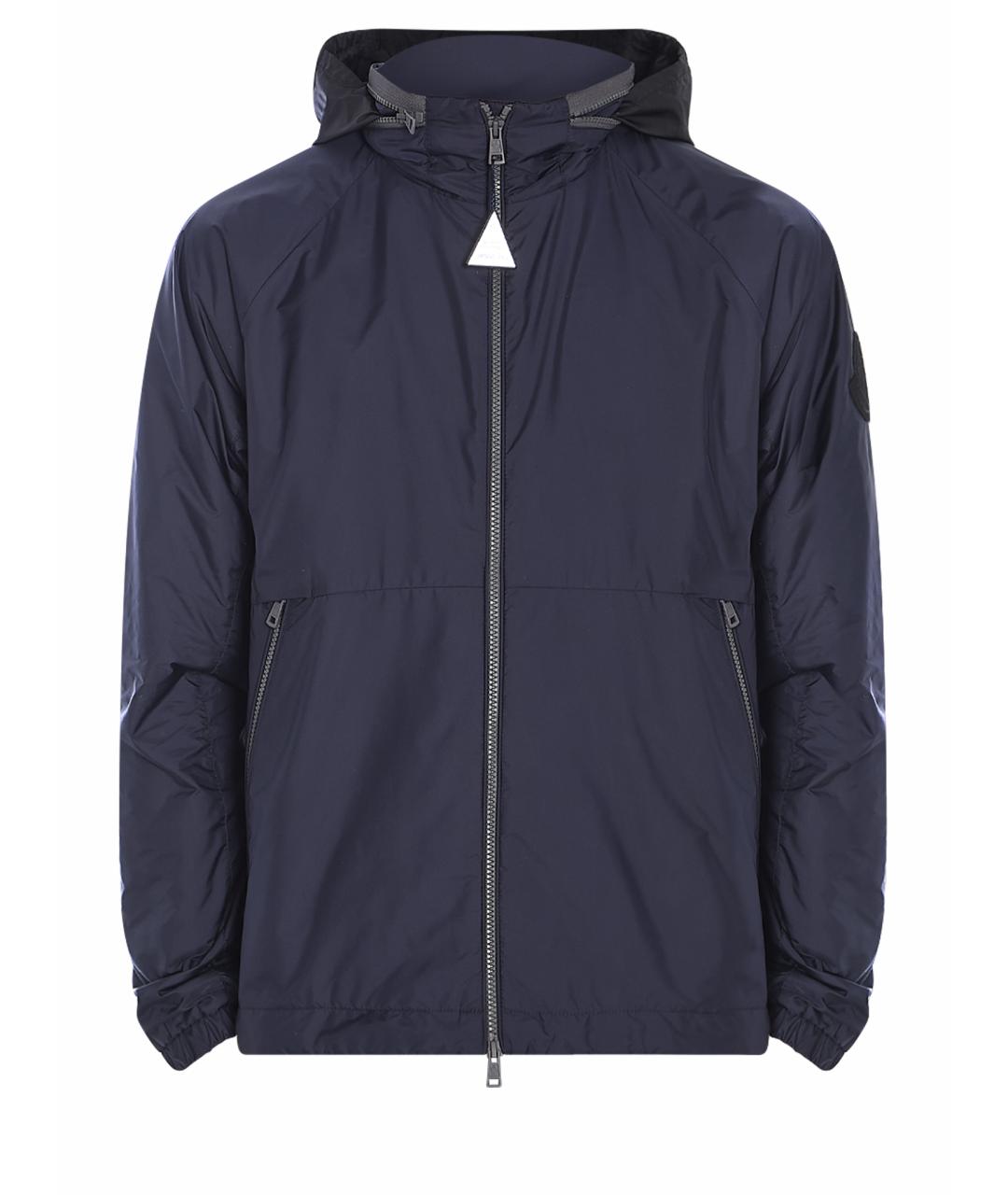 MONCLER Синяя полиамидовая куртка, фото 1