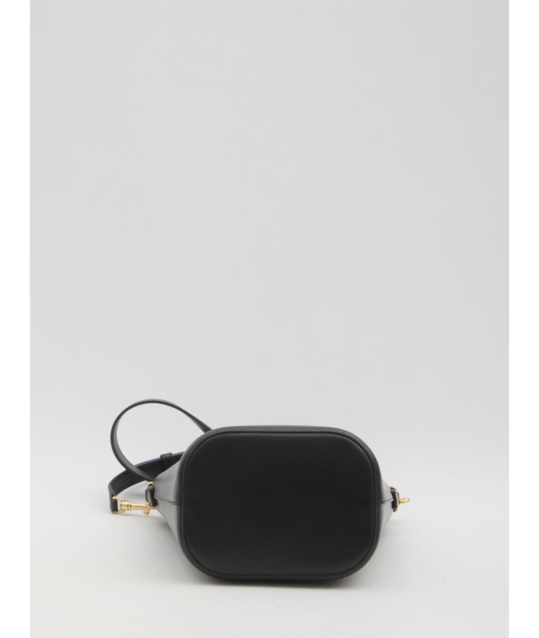 CELINE Черная кожаная сумка тоут, фото 4