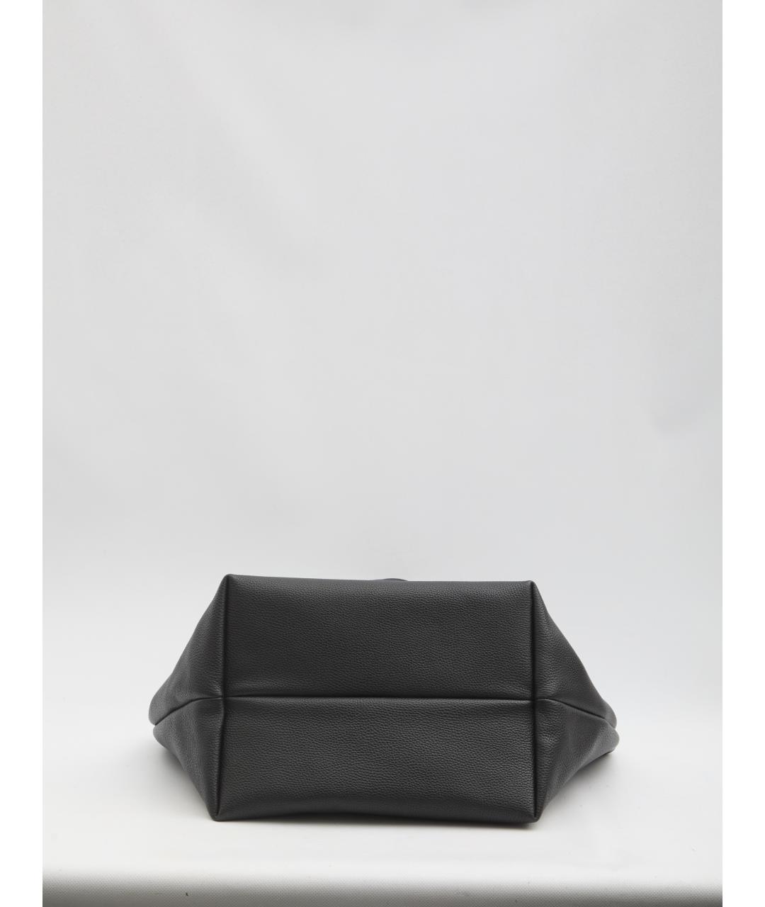 GUCCI Черная кожаная сумка тоут, фото 3