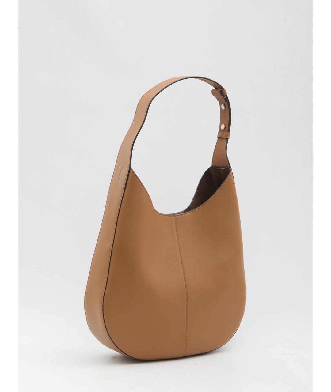 TOD'S Коричневая кожаная сумка через плечо, фото 2