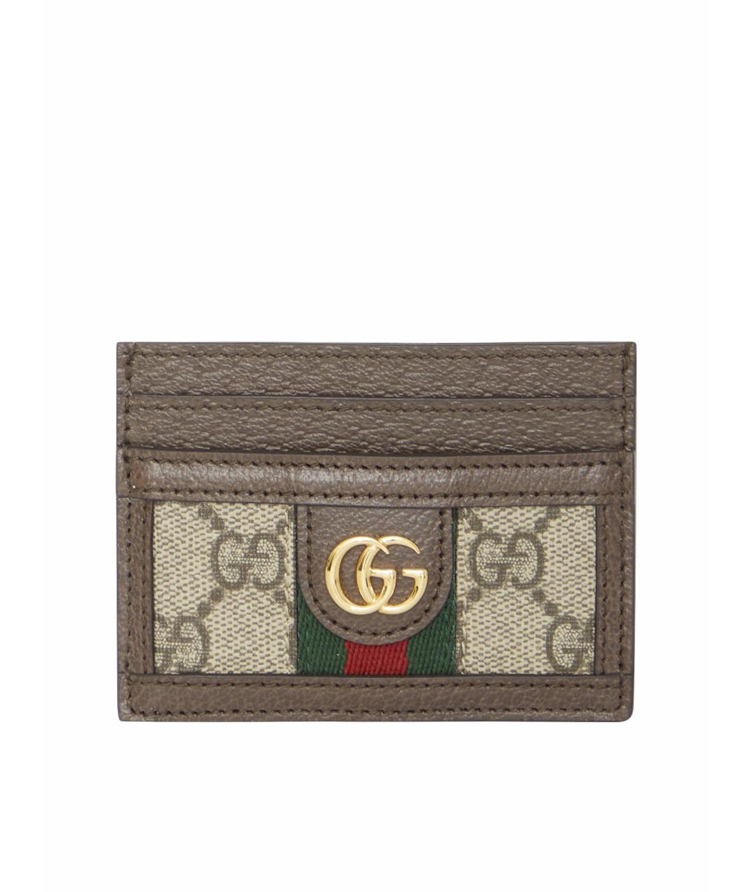 GUCCI Бежевый кардхолдер, фото 1