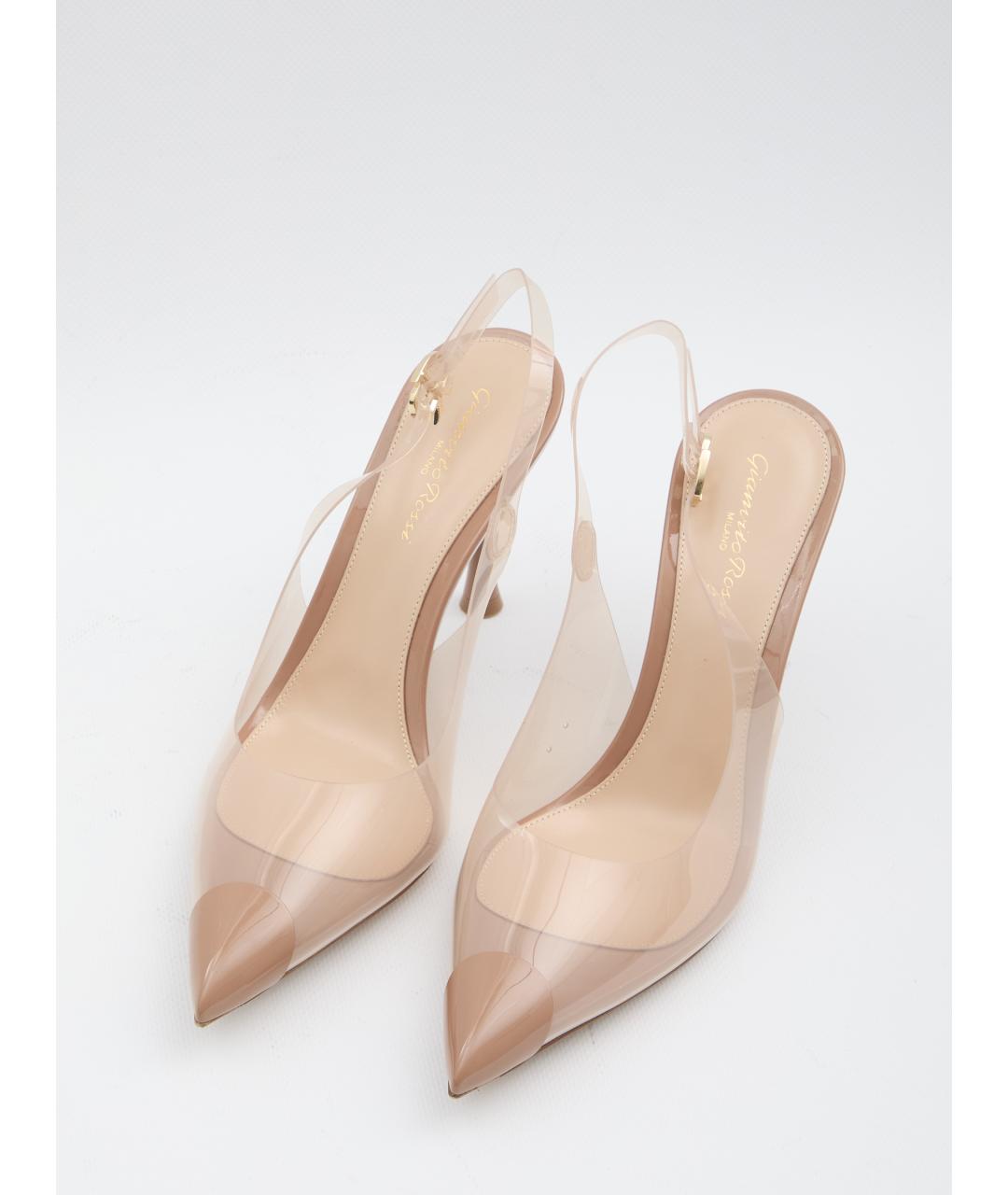 GIANVITO ROSSI Бежевые туфли, фото 5