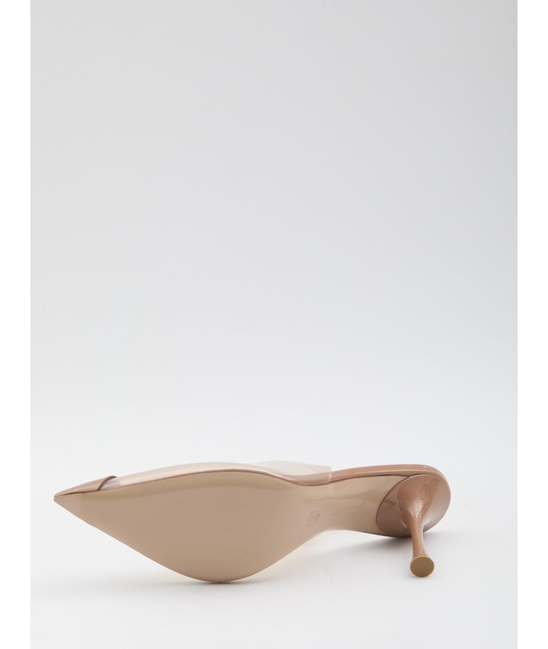 GIANVITO ROSSI Бежевые туфли, фото 4