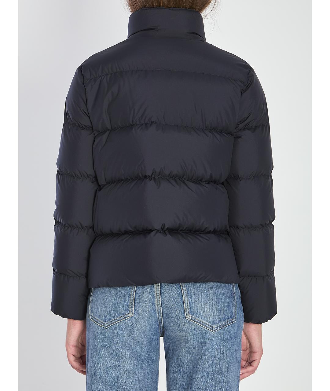 MONCLER Синяя полиэстеровая куртка, фото 5