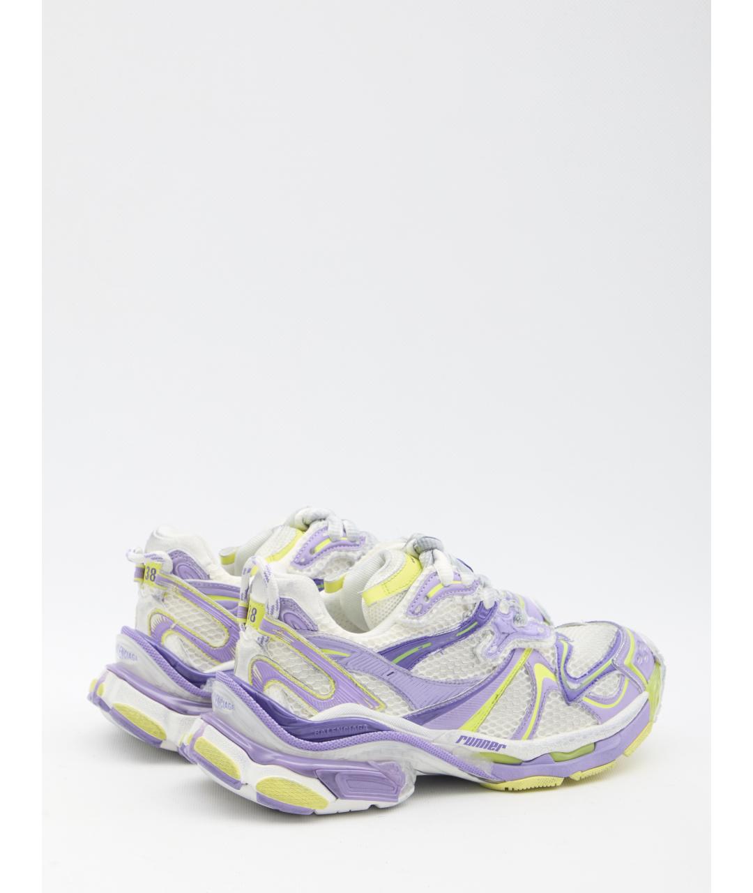 BALENCIAGA Фиолетовые синтетические кроссовки, фото 3