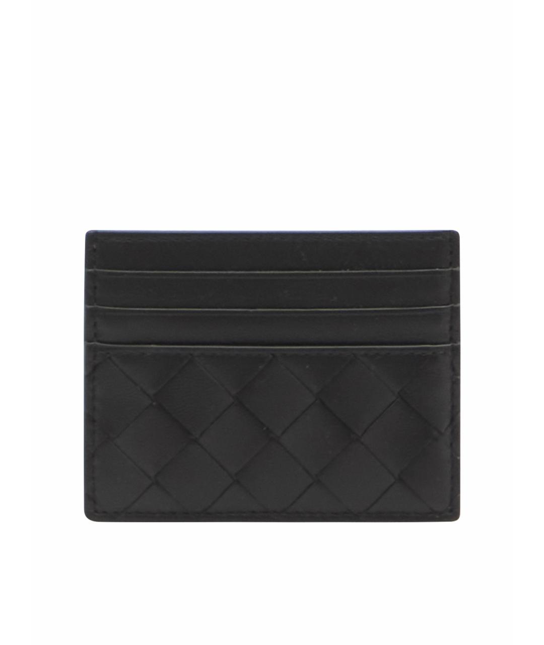 BOTTEGA VENETA Черный кожаный кардхолдер, фото 1
